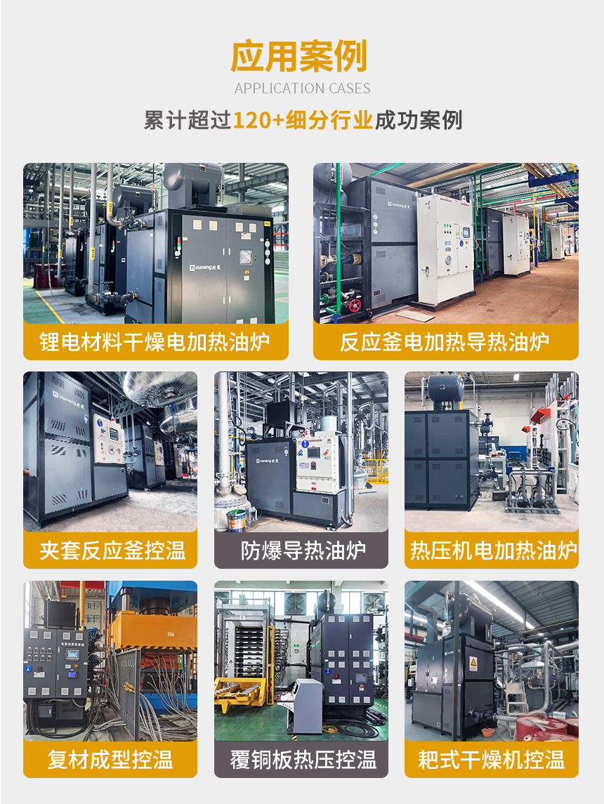 120KW電加熱導(dǎo)熱油爐案例