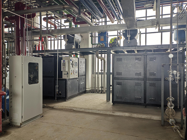 醫藥中間體生產蒸汽換熱反應釜TCU溫控系統