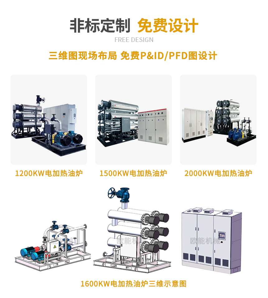 1200KW電加熱導熱油爐定制